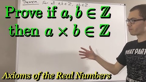 Prove that the product of two integers is an integer (ILIEKMATHPHYSICS)