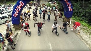 Throwback to the first Red Bull No Paws Down Race at KnK Longboard Camp 2014