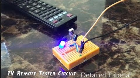 TV Remote Tester! (Infrared Sensor Circuit)