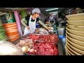 Best Bangkok Street Food - Thai BRAISED BEEF Paradise! ร้านเนื้อตุ๋นท่าน้ำสาธุประดิษฐ์