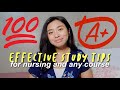 TOP 5 EFFECTIVE STUDY TIPS (WORKS ON ANY COURSE) | My Study Routine | Hey It's Ely!