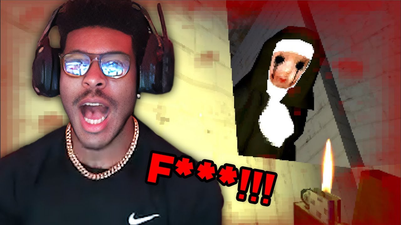 LowTierGod не был готов к внезапным пугающим моментам в «Резне монахинь».