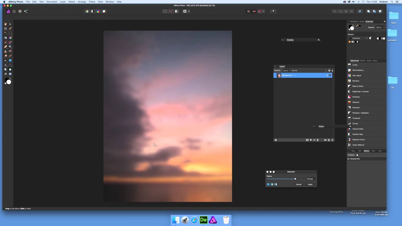 How To Customise The Tools In Affinity Photo - YouTube