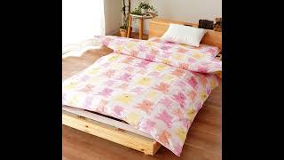 【くまさんがいっぱい！かわいくてお手入れ簡単ジュニア布団カバーセット】#shorts #寝具 #インテリア #商品紹介