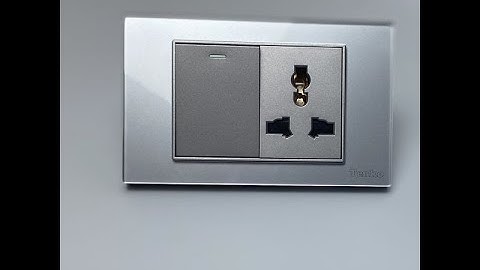 Công Tắc Ổ Cắm Điện Âm tường Mặt Kính Cường Lực TENKO I Tenko.com.vn