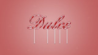 Tutorial Photoshop | Efecto de Texto Dulce