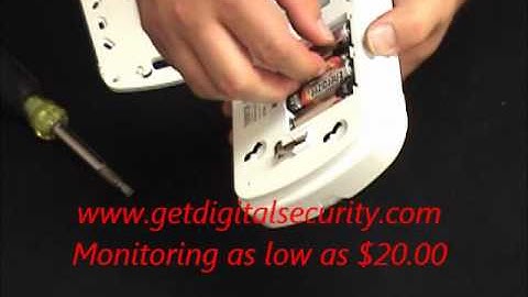 DSC Alexor Keypad Battery Replacement