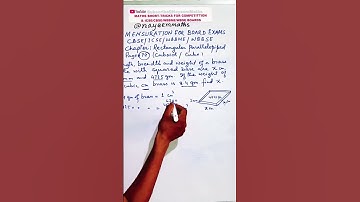 RECTANGULAR PARALLELOPIPED||CUBOID/CUBE||MENSURATION