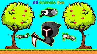 All Animals Evolution & Laser Reaper (EvoWorld.io)