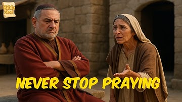 The Widow & the Judge | Never Stop Praying (Luke 18:1–8 Bible Story)🌾