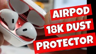 GIVEAWAY 18K Gold Plated Airpod And Clone Dust Protectors