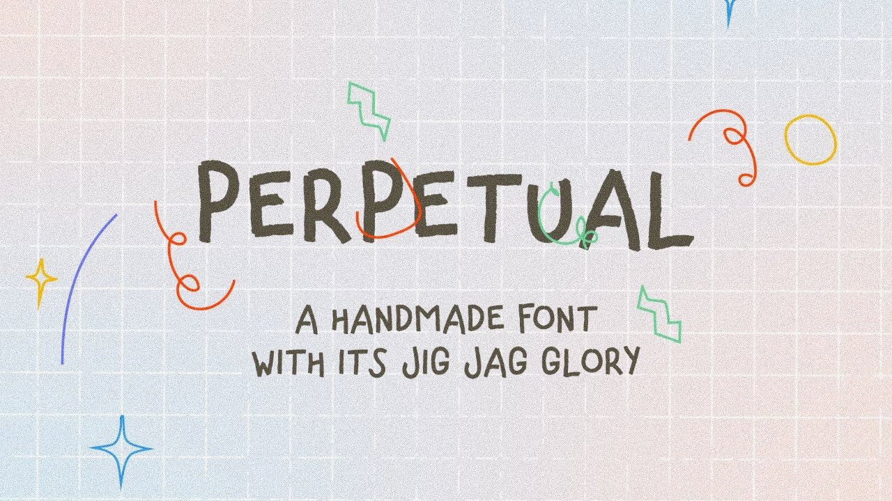 "Perpetual" Font intro. YouTube