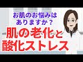 肌の老化と酸化ストレス【アニメ抗酸化】