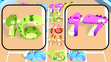 Number Run: Merge 3D Math 🌟🌟 - 🌟🌟 Gameplay Walkthrough Android,ios