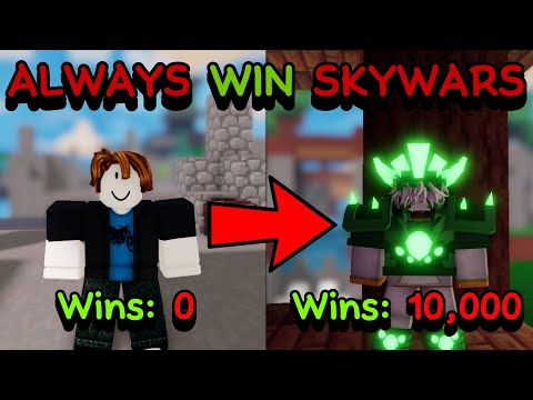 These Are The BEST TRICKS To Win Every Skywars Game (Roblox Bedwars)