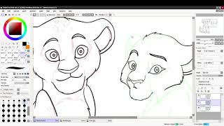 Mufasa and Scar/Taka Speedpaint
