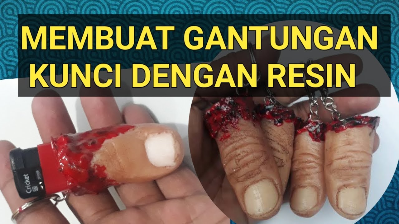  CARA  MEMBUAT  GANTUNGAN KUNCI DENGAN  RESIN YouTube