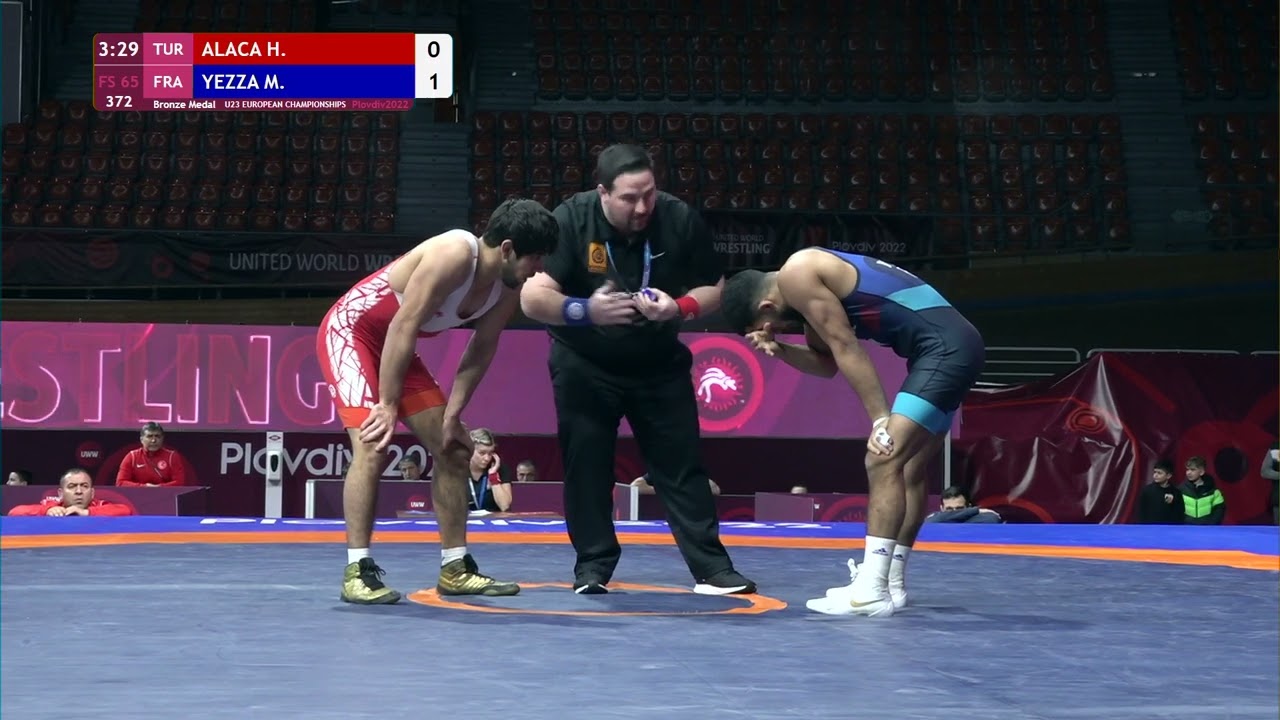 BRONZE FS - 65 kg: H. ALACA (TUR) v. M. YEZZA (FRA)
