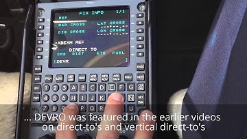 HowTo: ProLine21/FMS-3000 in the CJ3 - Using Fixes and Abeam Fixes|Tutorial