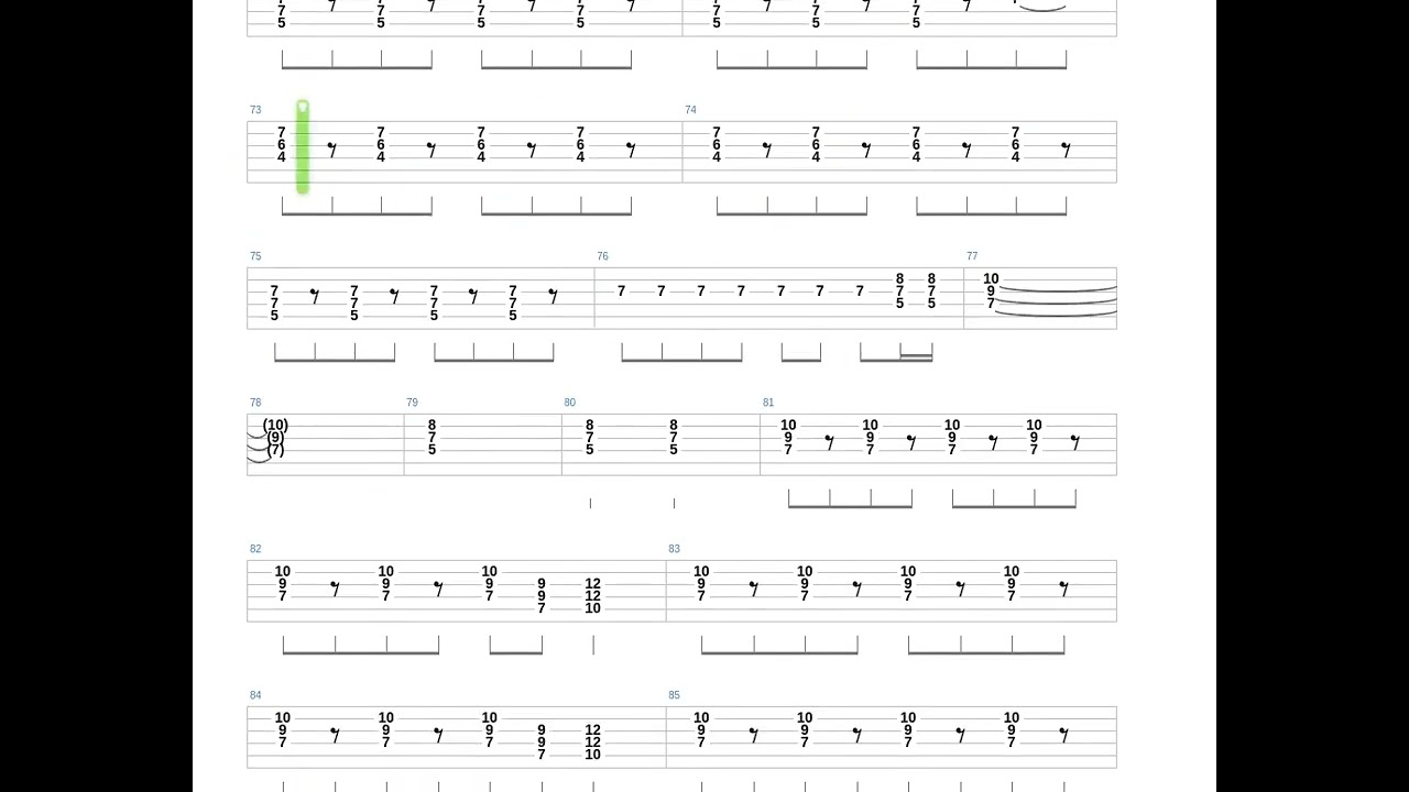 Psycho Killer Tab by Talking Heads + Guitar only + Guitar tab YouTube