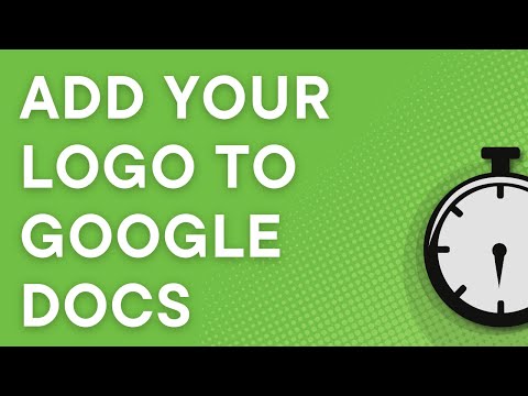 Google Docs Basics: Add a logo to a Google Docs header
