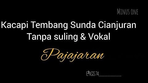Karaoke || Pirigan Kacapi Pajajaran untuk Latihan Suling & Sekar (vokal)