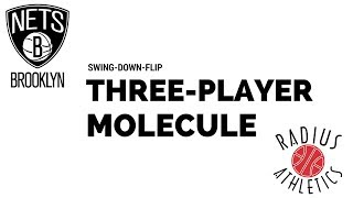 Brooklyn Nets - Swing-Down-Flip Three-Player Molecule Wealth
