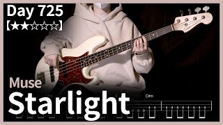 725. Muse - Starlight | Bass Cover | Bass Tabs