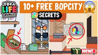 🤯All New 10+ Free Bopcity Secrets in Tocalifeworld | Toca Boca Secrets | Toca Boca