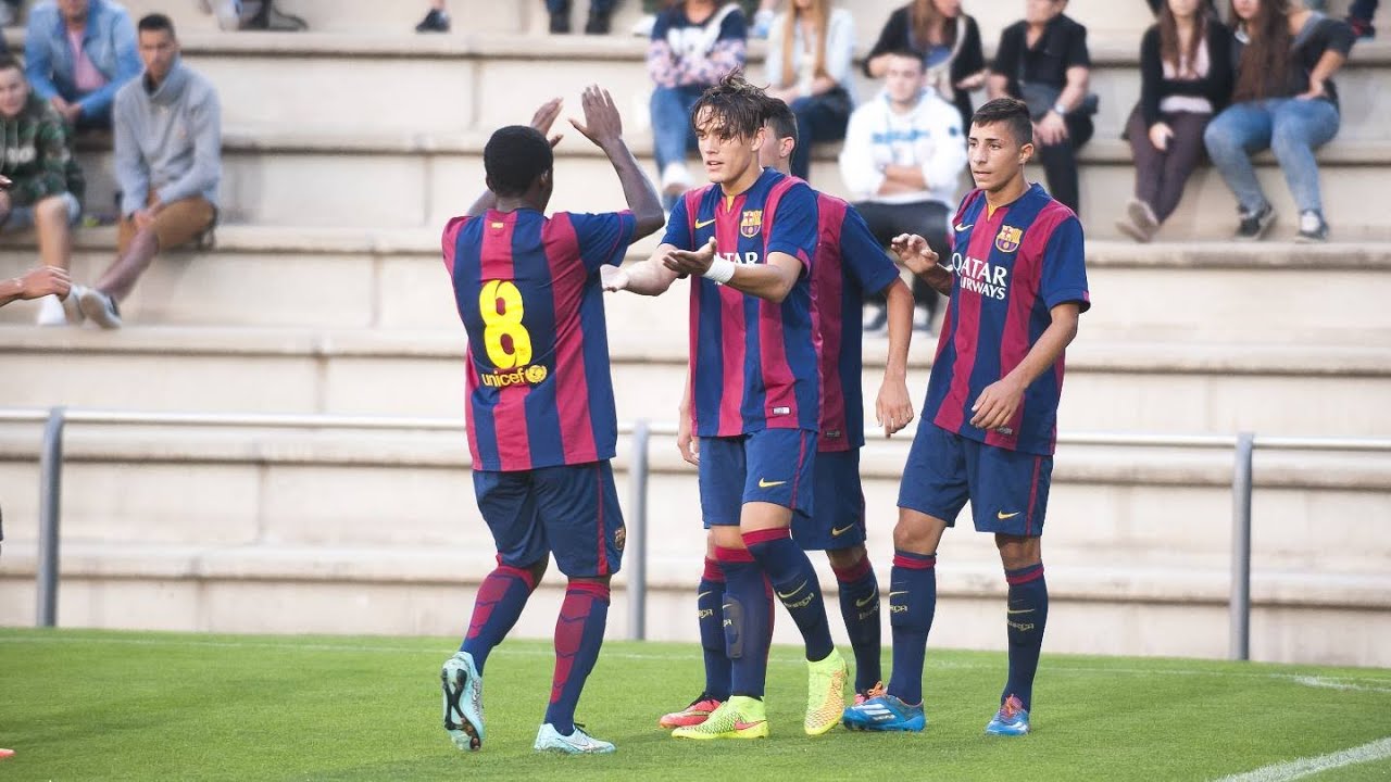 FC Barcelona - Lleida Esportiu, 5-0 (División de Honor Juvenil) - YouTube