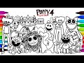 Poppy Playtime Chapter 4 Big Coloring Pages / How to Color Main Bosses and MONSTERS #S1116