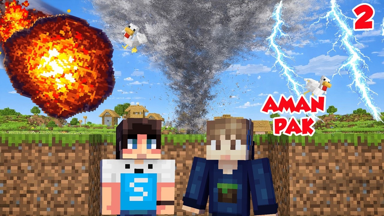 KITA BERTAHAN DARI BENCANA PALING GAK MASUK AKAL DI MINECRAFT!!! - CEBOK 2026 #2