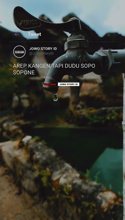 Story wa jawa - Arep kangen tapi dudu sopo-sopone