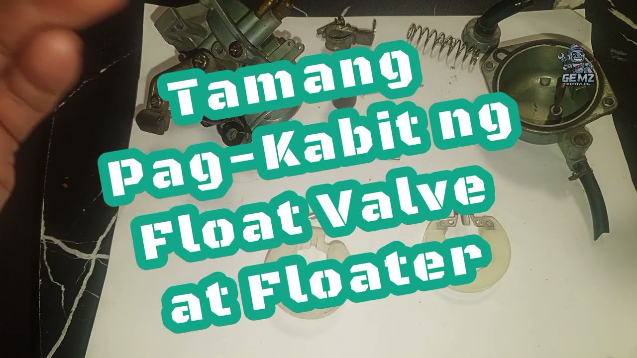 Tamang Pag-Kabit ng Float Valve at Floater 