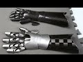 Carbon Fiber and Steel Armored Gloves with TeXtreme Wrist Guards