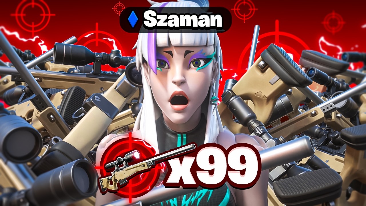 SzamanFN vs 99 SNAJPERÓW w Fortnite Remix