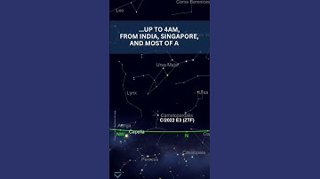 How to view Comet C/2022 E3 (ZTF) #Shorts