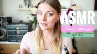 ASMR Intense Scalp massage Roleplay | hair brushing, soft spoken, personal attention, close up