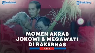 Momen Akrab Jokowi Dan Megawati Di Rakernas PDIP