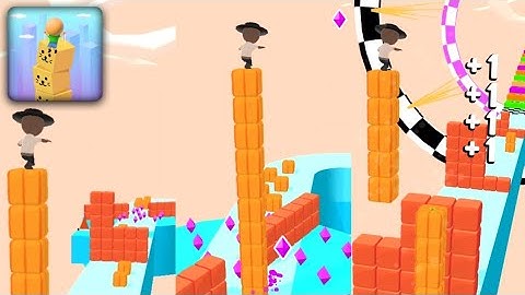 CUBE SURFER Gameplay Level 43-44 - All Levels Gameplay #Shorts Android,Ios