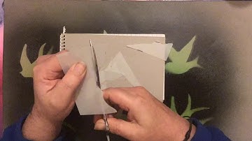 Idea for scrap Mylar paper