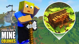 Tavern DONE! New TRAVELERS?! Minecraft MineColonies #03