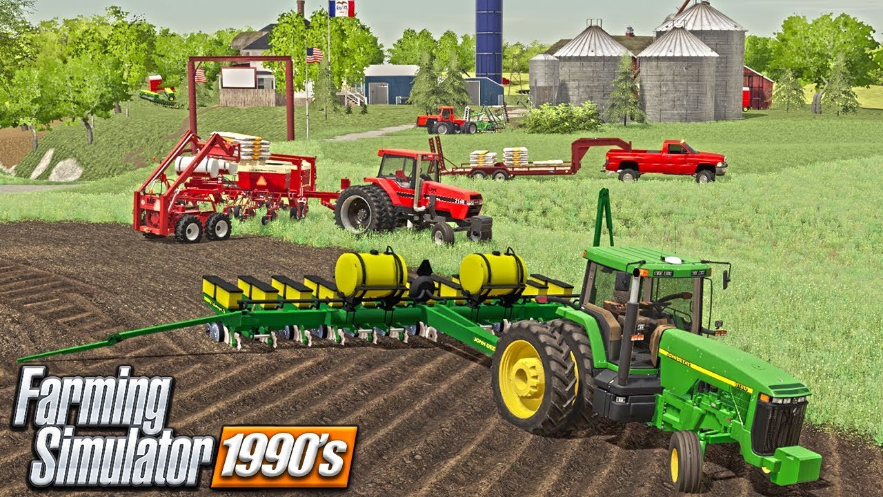 DEERE vs CASE IH | HEAD TO HEAD DEMO RIGS (1990 ROLEPLAY) FARMING ...