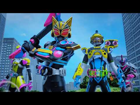 仮面ライダーバトルガンバレジェンズ クウガ&クウガアームズ&ディケイド版クウガ&ジュウガVSナーゴ&スナイプ&ポッピー&スラッシュ