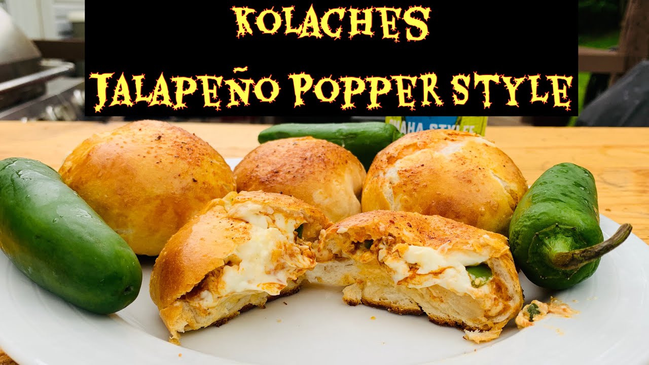 Kolaches Jalapeño Popper Style YouTube