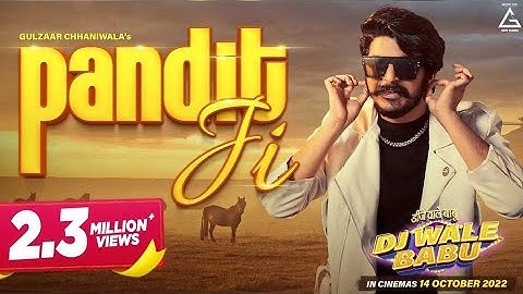 Pandit Ji : Gulzaar Chhaniwala | Mahi Gaur | Mukesh Tiwari | New Haryanvi Movie Songs 2022