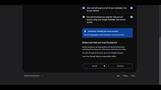 Screenzor Google Calendar OAuth Demonstration screenshot 4