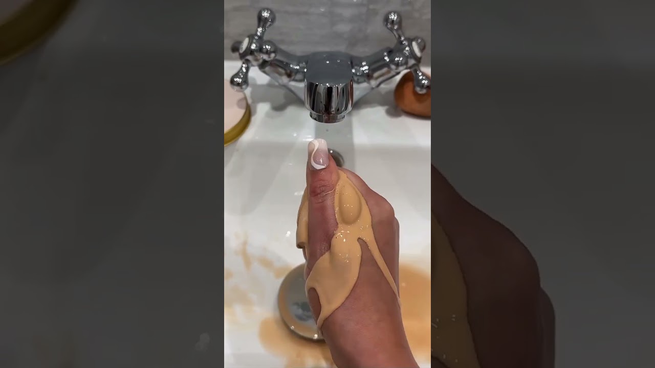 Beauty blender washing hack 🤍 