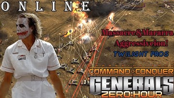 3V3 Twilight Flame Experts | C&C Generals Zero Hour |🔥 جنرال زيرو اور