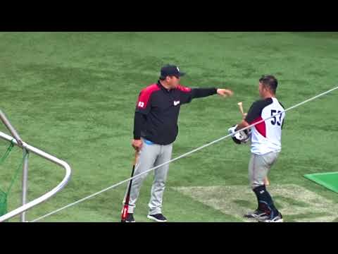 2017.08.19 千葉ロッテ 伊東監督 江村に絡む